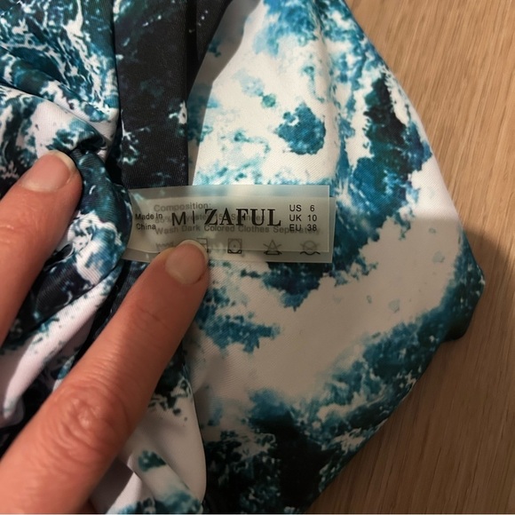 ZAFUL Women’s Ocean Bikini Set Size Medium NWT - Picture 5 of 7